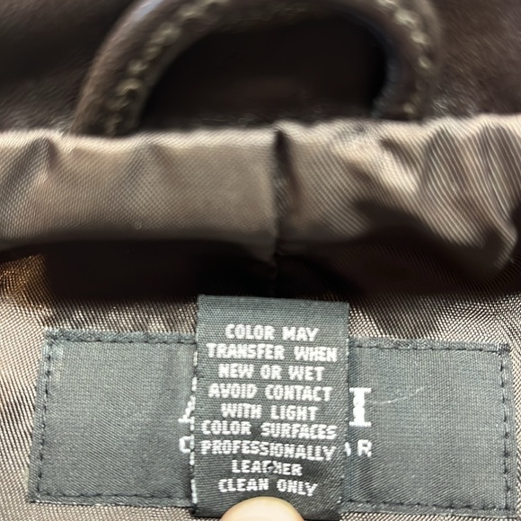 Alfani Women’s Leather Jacket Size L                3/4 Sleeves - Picture 4 of 11